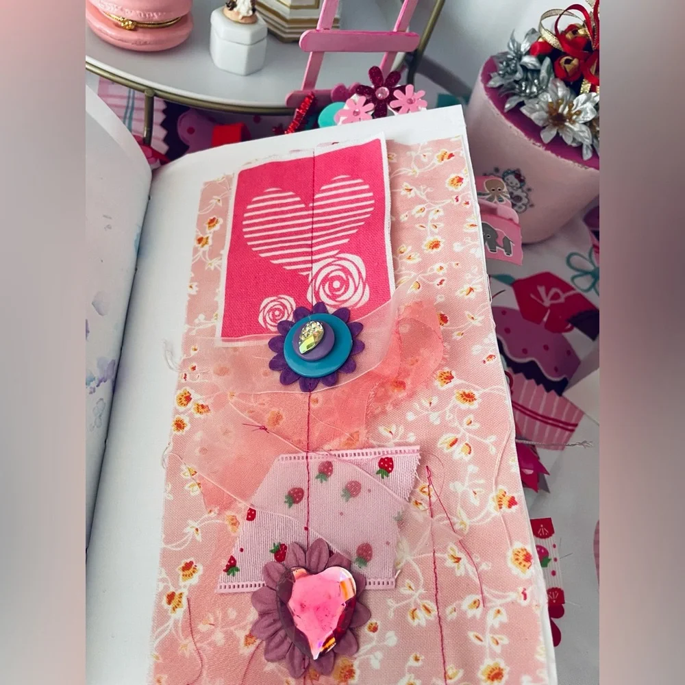 $19. Journal with Heart and Rose